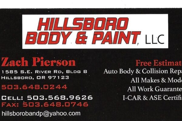 HillsboroBodyPaint HillsboroBodyPaint